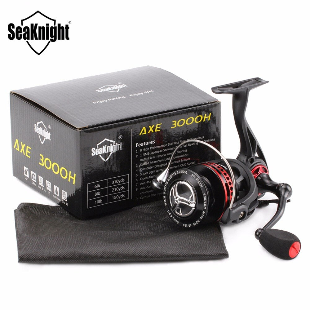 SeaKnight AXE Saltwater Spinning Fishing Reel 6.2:1 Metal Body