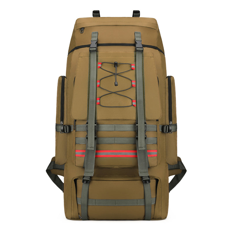 130L Camouflage Outdoor Backpack Large Capacity Hiking Camping Travel Bag