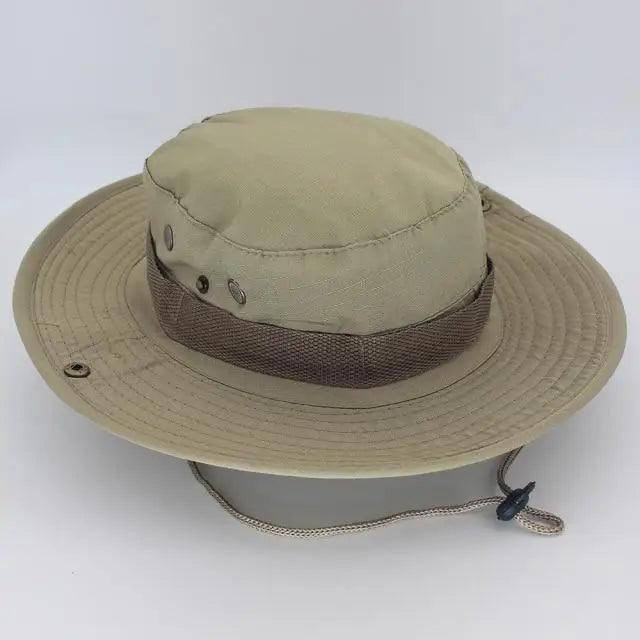 Men Camouflage Tactical Sun Hat Adjustable Outdoor Fishing Hunting Cap