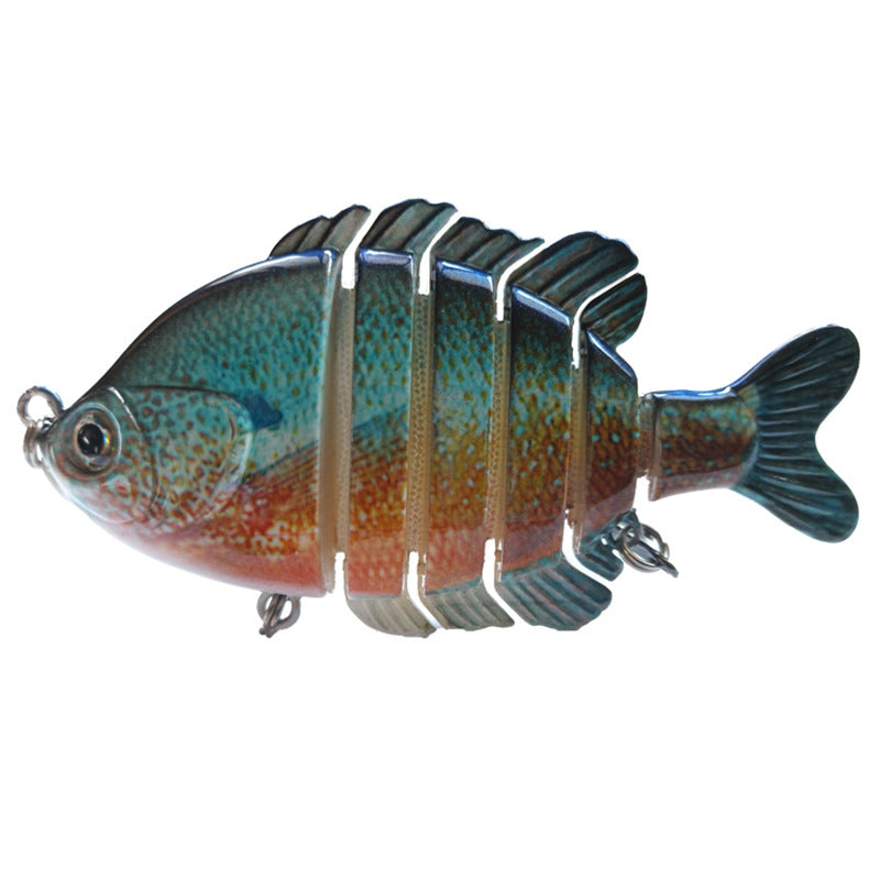 Six Section Bionic Fishing Bait Multi Joint Long Cast