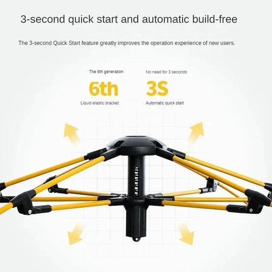 Outdoor Camping Tent Two Person Automatic Quick Opening Shelter