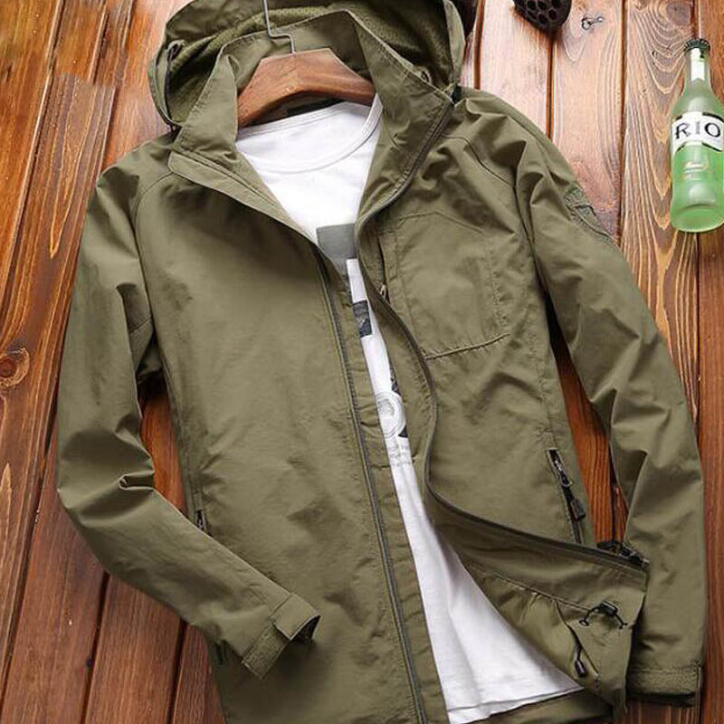 Men Autumn Winter Outdoor Mountaineering Jacket Warm Velvet Coat