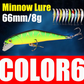 Bass Trout Wobbler Fishing Lure 66mm 8g Minnow Hard Bait