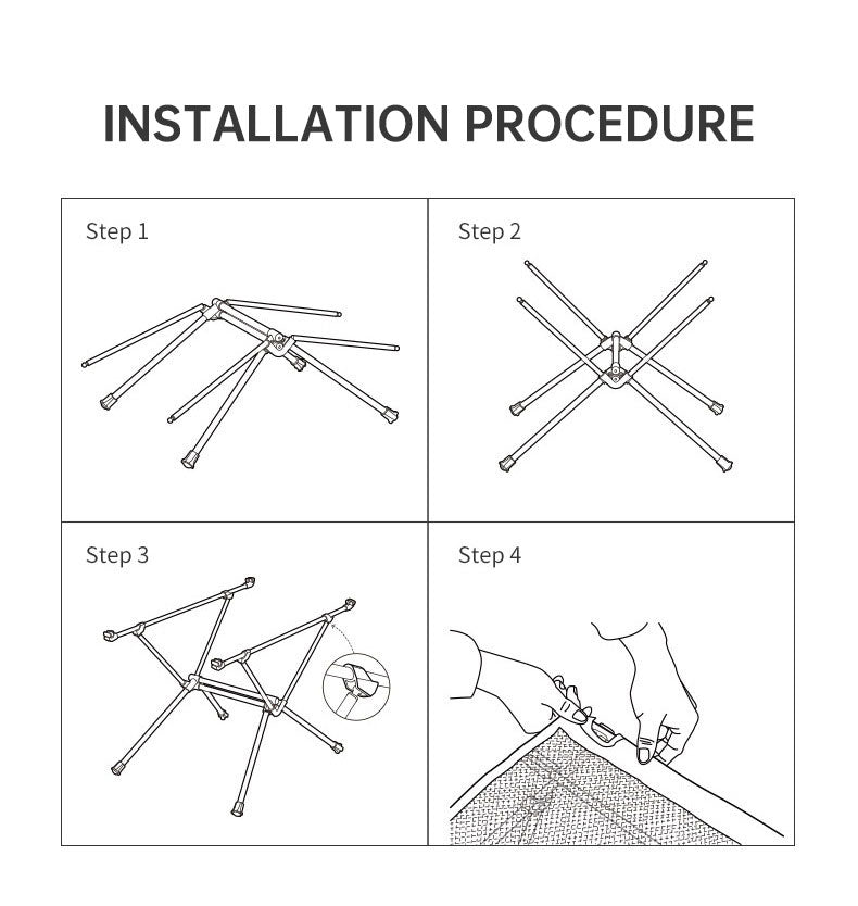 Ultra Light Folding Table Outdoor Camping Portable Picnic Table