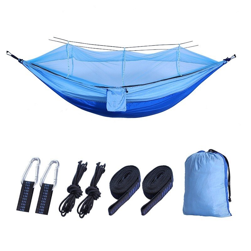 210T Nylon Outdoor Anti Mosquito Hammock Camping Bed