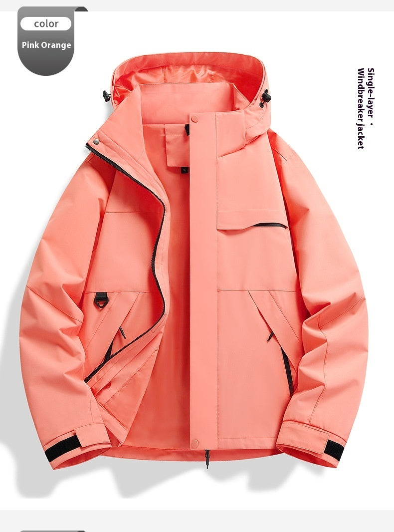 Spring Autumn Windproof Waterproof Shell Jacket Outdoor Cycling Sports