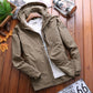 Men Autumn Winter Outdoor Mountaineering Jacket Warm Velvet Coat