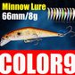 Bass Trout Wobbler Fishing Lure 66mm 8g Minnow Hard Bait