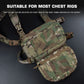 Tactical Hunting Vest with Drop Pouch, for Airsoft & CS, Outdoor Sports