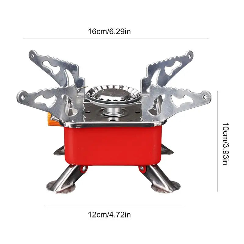 Camping Foldable Windproof Portable Burner Outdoor Gas Stove