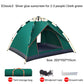 Quick Deploy Outdoor Tent Green White 3 4 Person Camping