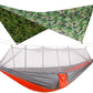 Outdoor Double Camping Hammock Mosquito Net Rain Fly Lightweight