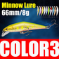 Bass Trout Wobbler Fishing Lure 66mm 8g Minnow Hard Bait