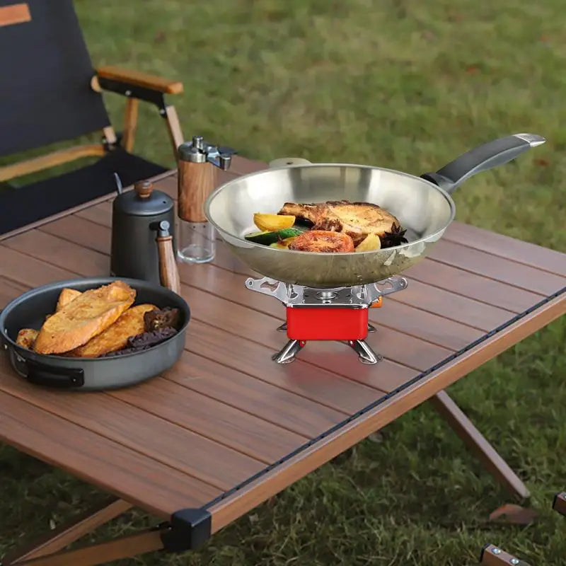 Camping Foldable Windproof Portable Burner Outdoor Gas Stove