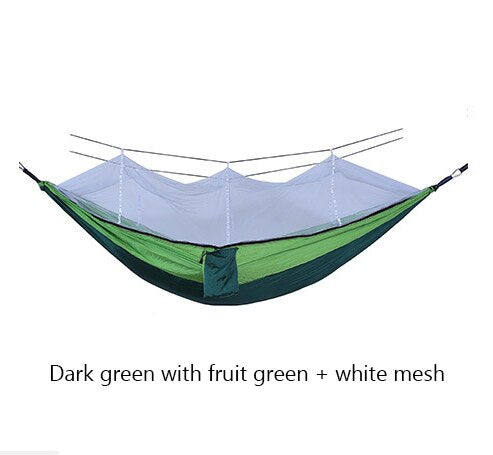 210T Nylon Outdoor Anti Mosquito Hammock Camping Bed