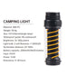 Outdoor Camping Portable Night Light Flashlight Tripod Tent Lamp