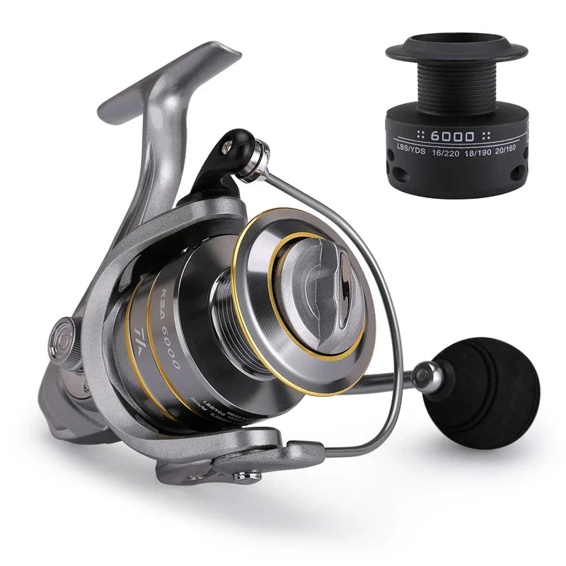 14 Plus 1BB Double Spool High Speed Spinning Fishing Reel