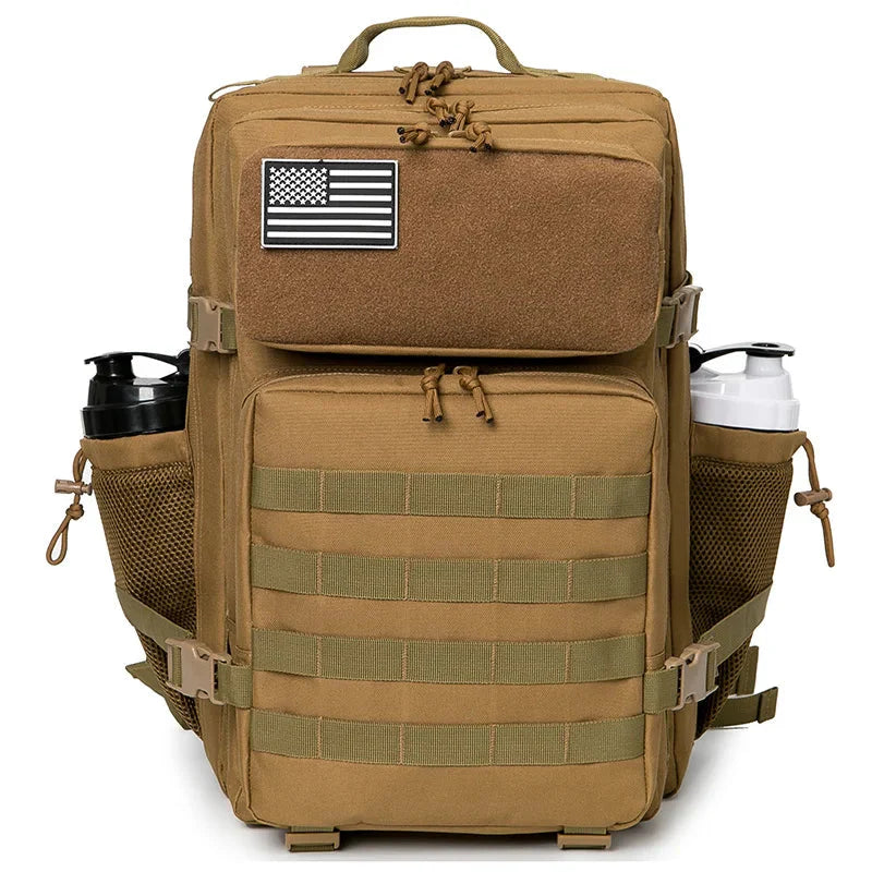 45L Tactical Backpack MOLLE Hunting Hiking Survival Rucksack Bag
