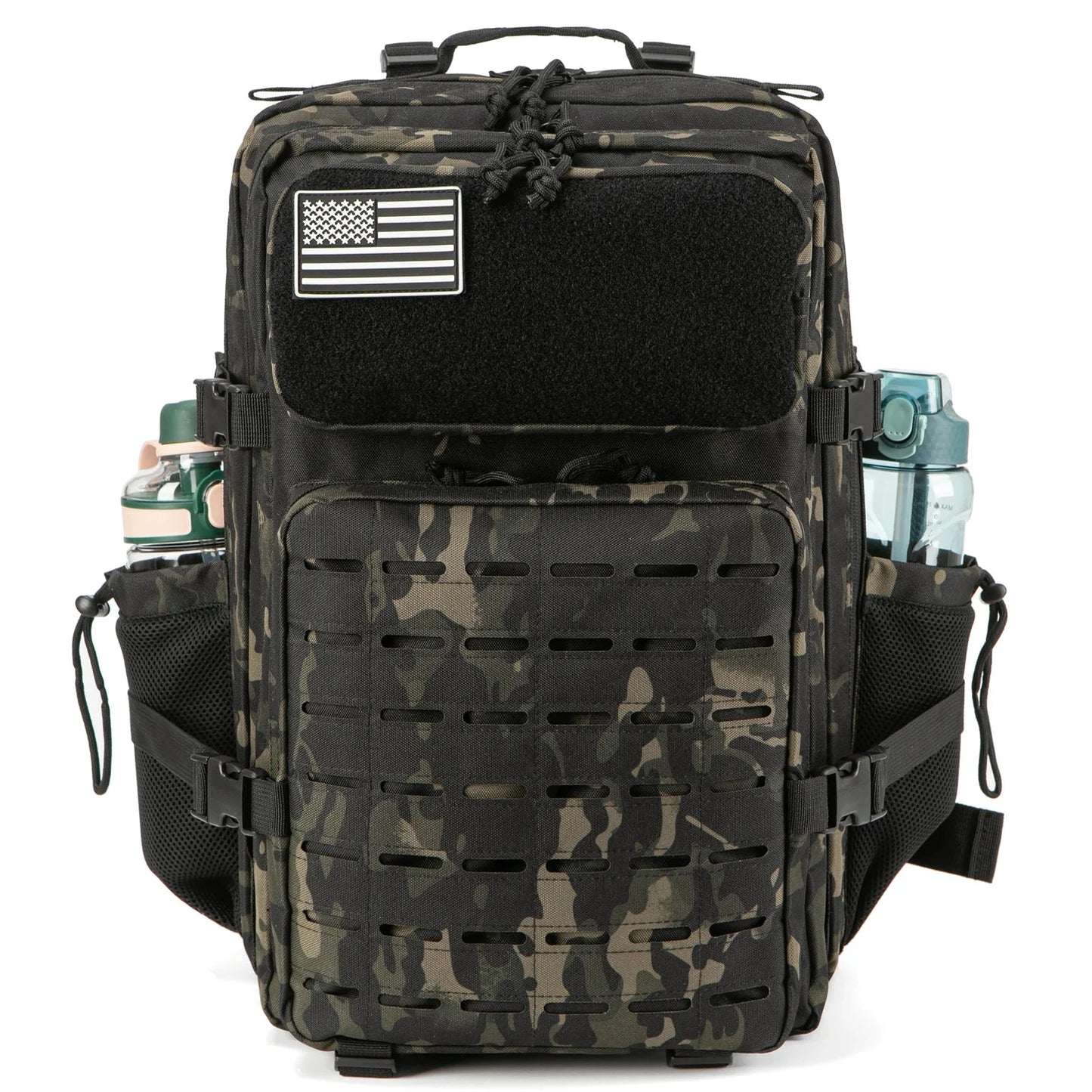 45L Tactical Backpack MOLLE Hunting Hiking Survival Rucksack Bag