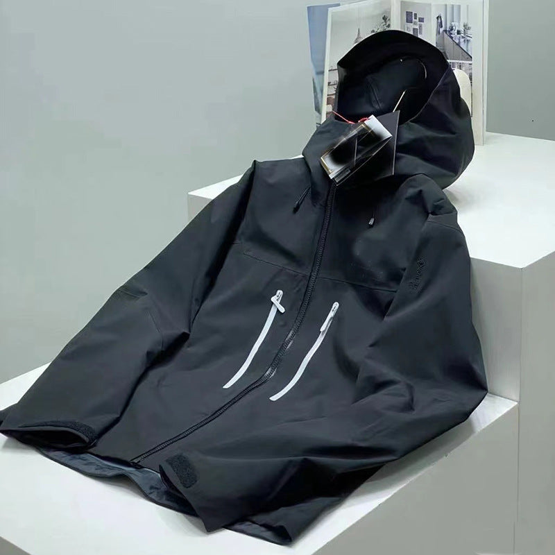 Women Gore-Tex Hard Shell Jacket Windproof Waterproof Outdoor Coat