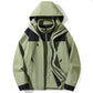 Three-in-One Outdoor Jacket Detachable Liner Windproof Waterproof Coat